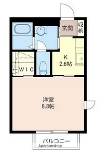 グランパルテールB【1階】の間取り
