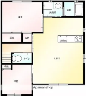 ルミエールC(成塚)【2階】の間取り