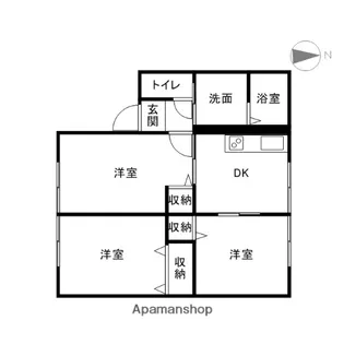 フォルテシモC【2階】の間取り