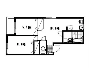 エスポワール【2階】の間取り