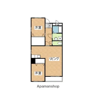 ラ・オーヴェルⅡ【1105号室】の間取り