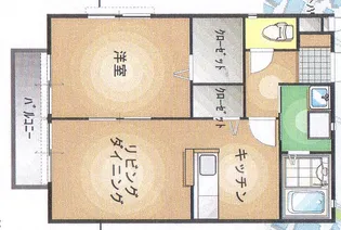 エルグランデ・K Ⅱ【2階】の間取り