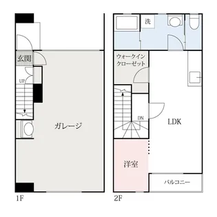 ラ・カシェット新宿ABCD【C号室】の間取り
