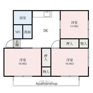 ひまわり館【102号室】の間取り