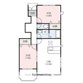 サンパティックM【1階】の間取り