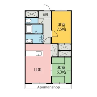 キャピタル・ホームズ【302号室】の間取り