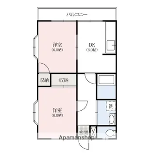 ロイヤルハイツ【202号室】の間取り