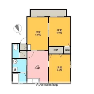 エクセルコート・C【102号室】の間取り