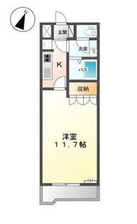 ピア・グランディール【1階】の間取り