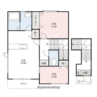 プルミエール【A203号室】の間取り
