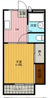 トキワコーポ【201号室】の間取り