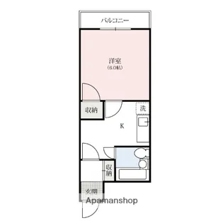 キャピタルハイツ【402号室】の間取り