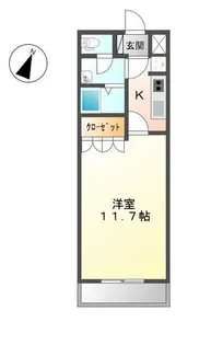 カサ・ベルデⅡ【2階】の間取り