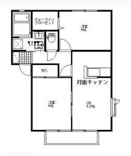 テイク・ボヌール【1階】の間取り