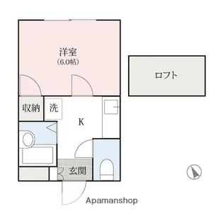 シルクパレスA【2階】の間取り