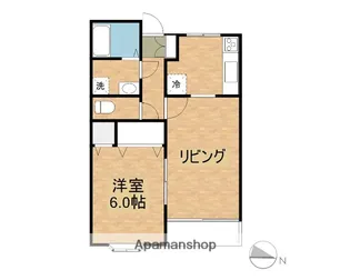 ヴィス・エトルリア【2階】の間取り