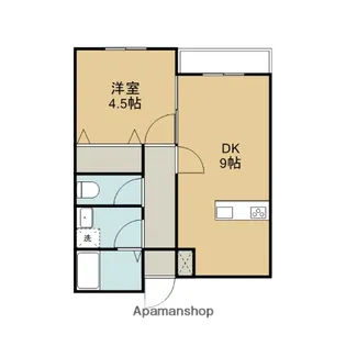 ヴィラージュ河鹿Ⅰ【1-C号室】の間取り