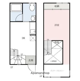 ベルエアガーデン【4号室】の間取り