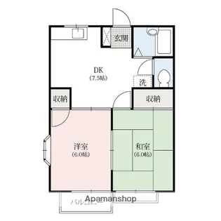 パールハイツ【1階】の間取り