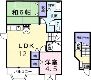 ヴィラ・グレース【2階】の間取り