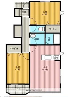 モンテ・レーヴC【1階】の間取り