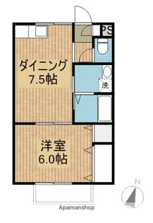 メゾンド693【205号室】の間取り
