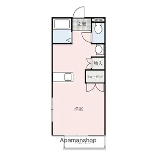 ヴァンベール【202号室】の間取り