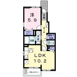 ルピナス【1階】の間取り