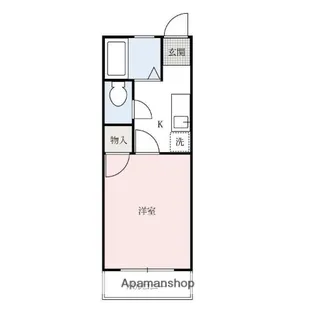 あすなろインターナショナル【302号室】の間取り