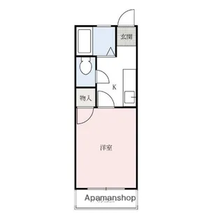 あすなろインターナショナル【104号室】の間取り