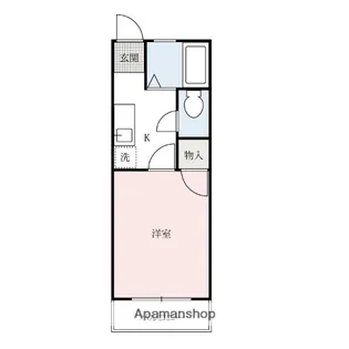 あすなろインターナショナル【105号室】の間取り