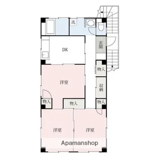 元宿ビル【3F号室】の間取り