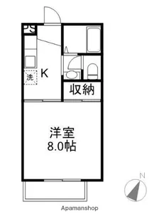 サンワイドMK【105号室】の間取り