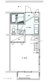 サンワイドMK【205号室】の間取り