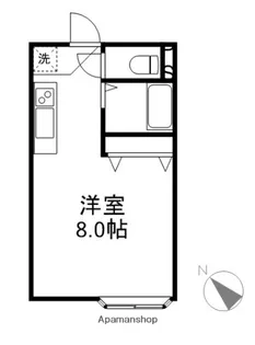 アレイカAB【B202号室】の間取り