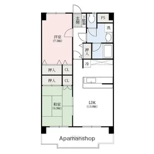 グリン・ミライ【302号室】の間取り