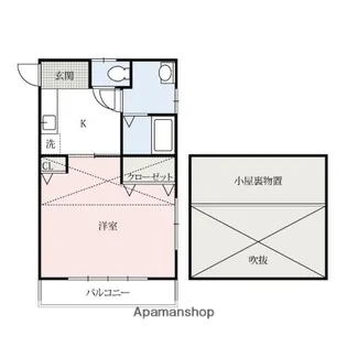 カラコレス【2階】の間取り