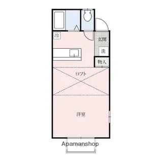 あすなろ2001【202号室】の間取り