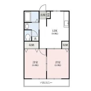 パレルINUI【1階】の間取り