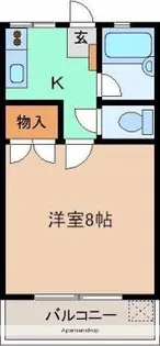 KSハイツ【203号室】の間取り