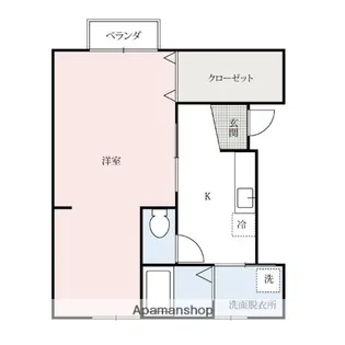 プラタナス【203号室】の間取り