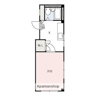 中沢ハイツ【301号室】の間取り