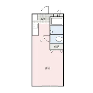 ちあきハイツA【105号室】の間取り