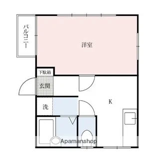 梅ヶ丘ハイツ2【103号室】の間取り