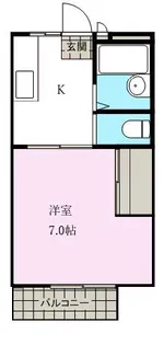 トキワコーポ【2階】の間取り