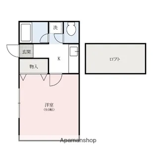 ユタカハイツ【101号室】の間取り