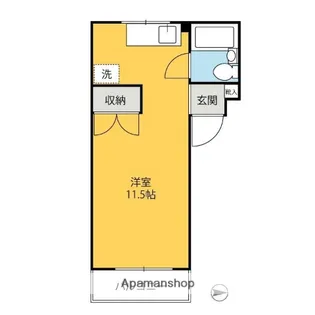 グリーンパーク510【203号室】の間取り