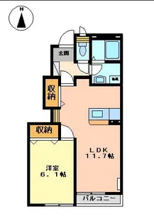 サン・フォレスタ【1階】の間取り