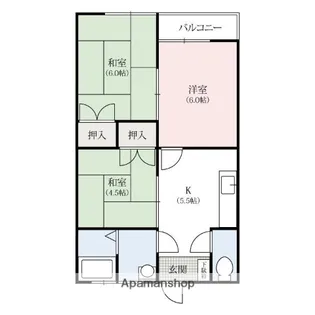 レジデンスOK【301号室】の間取り