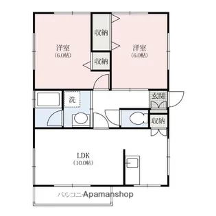 プチセゾン【2階】の間取り